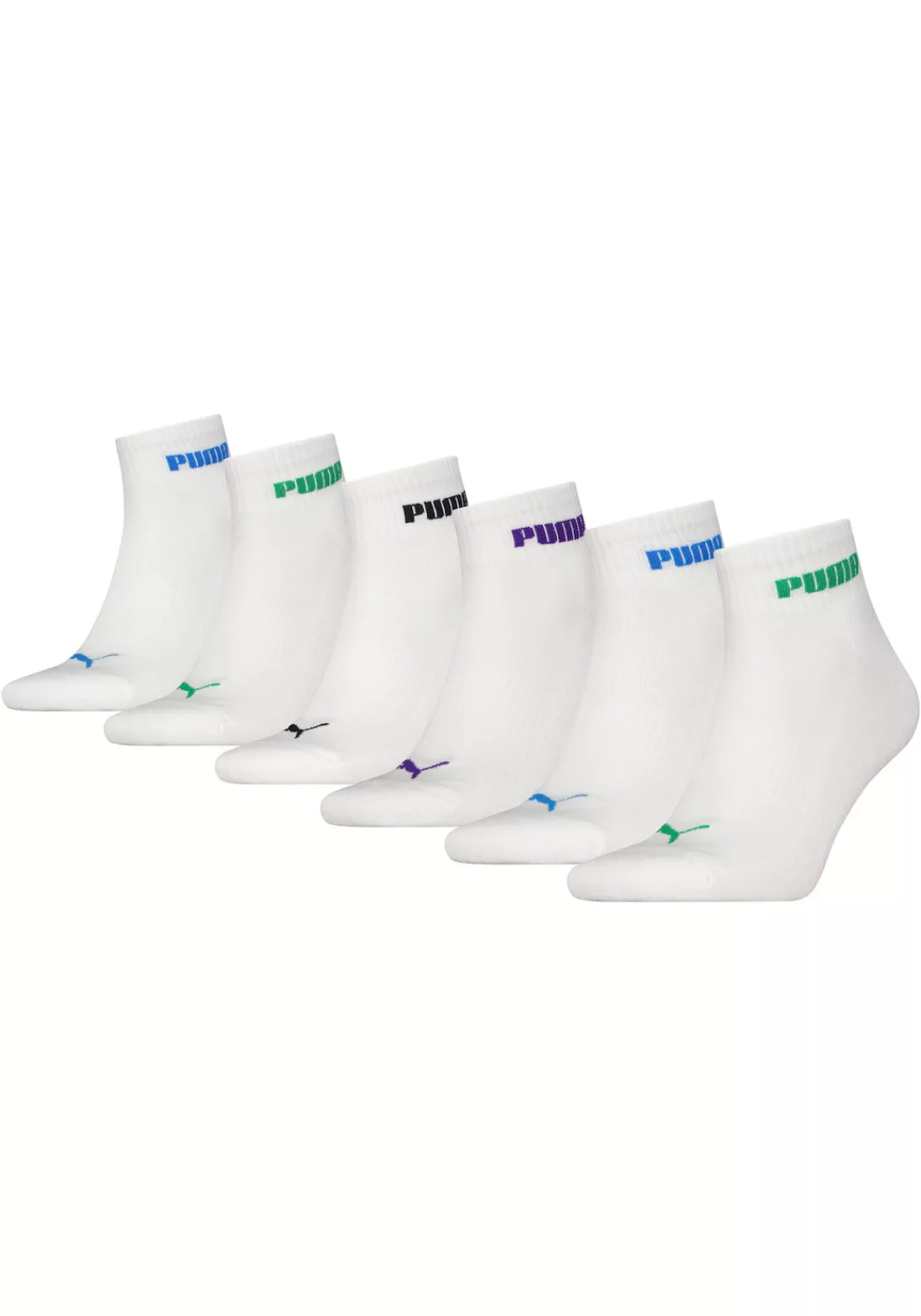 PUMA Sneakersocken, (6er-Pack), mit Logostickerei günstig online kaufen