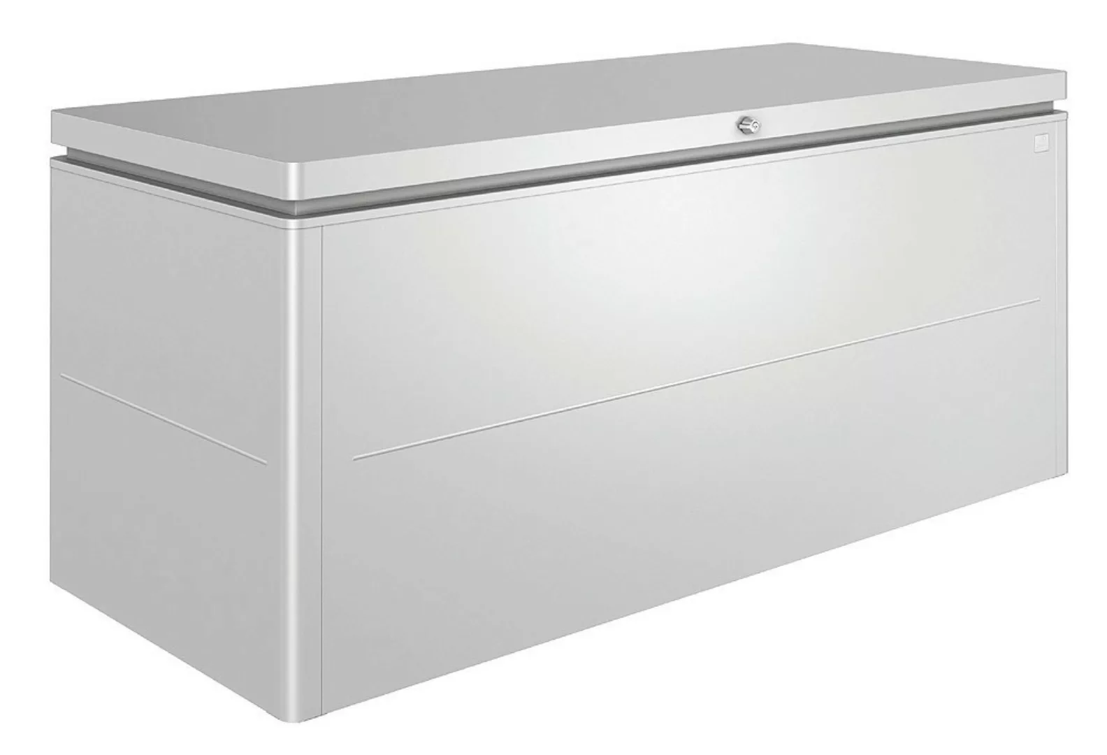 Biohort Loungebox 200 Aufbewahrungsbox 200x84x88,5cm Silber-Metallic günstig online kaufen