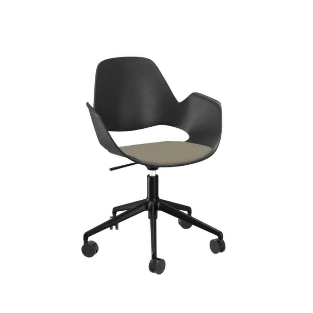 Bürostuhl FALK Aluminium schwarz beige günstig online kaufen