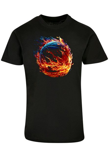 F4NT4STIC T-Shirt Basketball On Fire Sport UNISEX Print günstig online kaufen