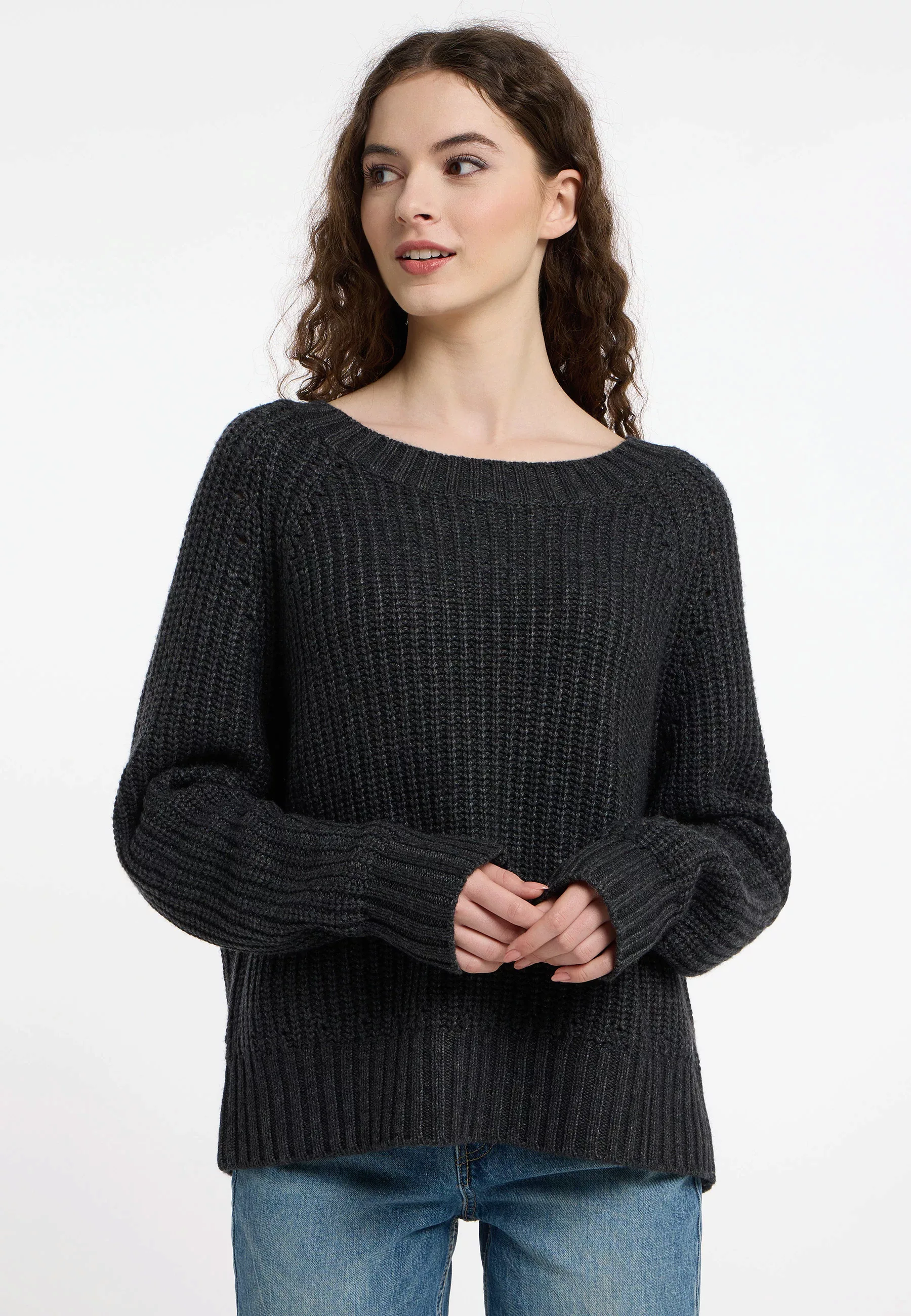 Frieda & Freddies Strickpullover "Pullover", mit dezenten Farbdetails günstig online kaufen