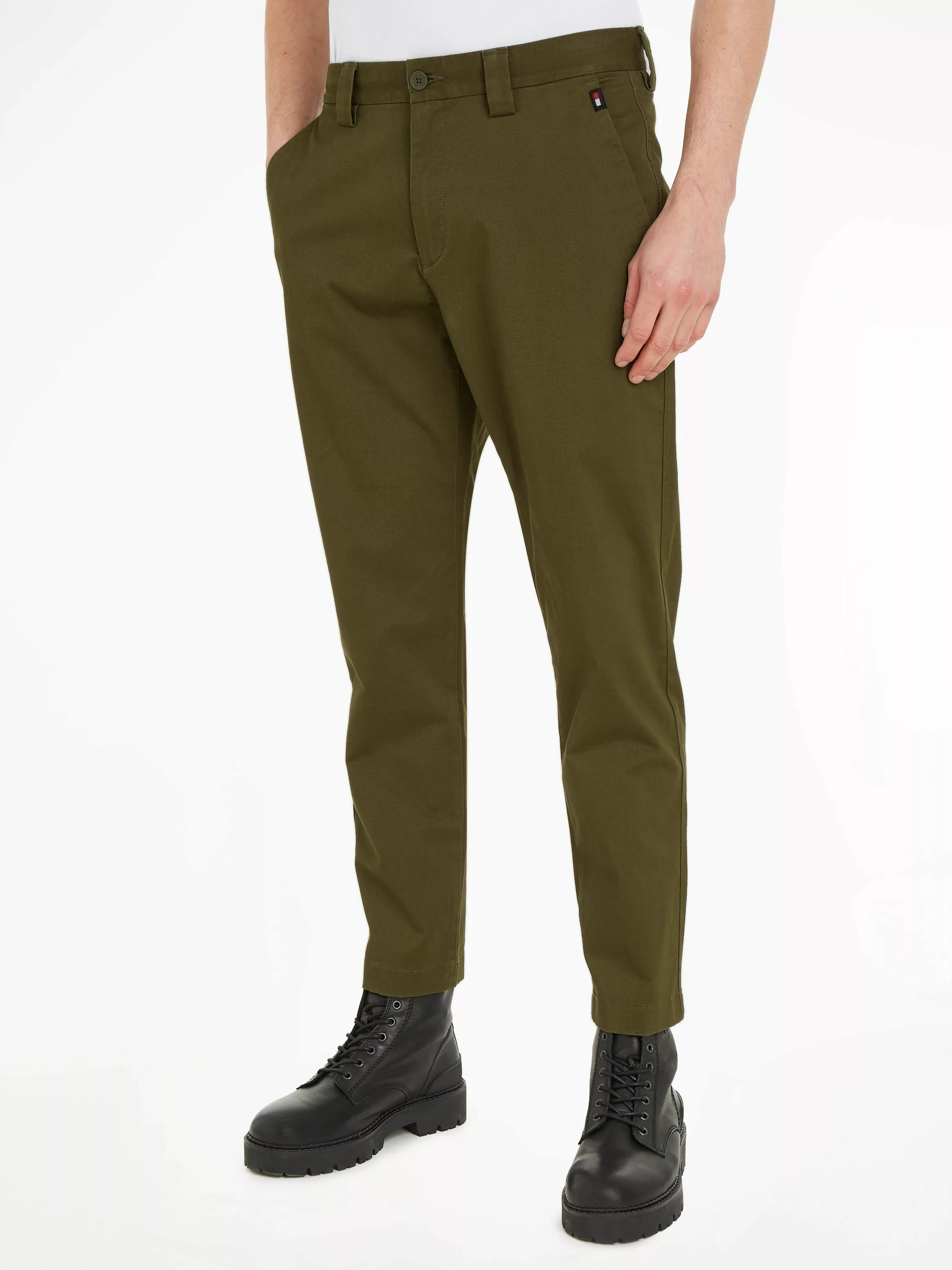 Tommy Jeans Chinohose TJM DAD CHINO mit Logobadge günstig online kaufen