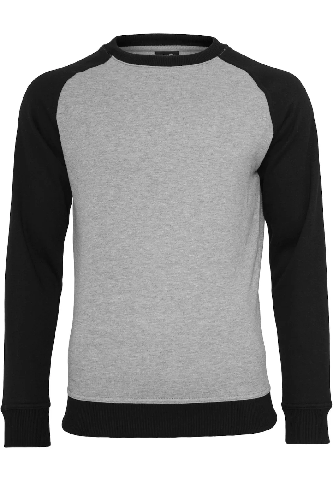 URBAN CLASSICS Rundhalspullover "Urban Classics Herren 2-tone Raglan Crewne günstig online kaufen