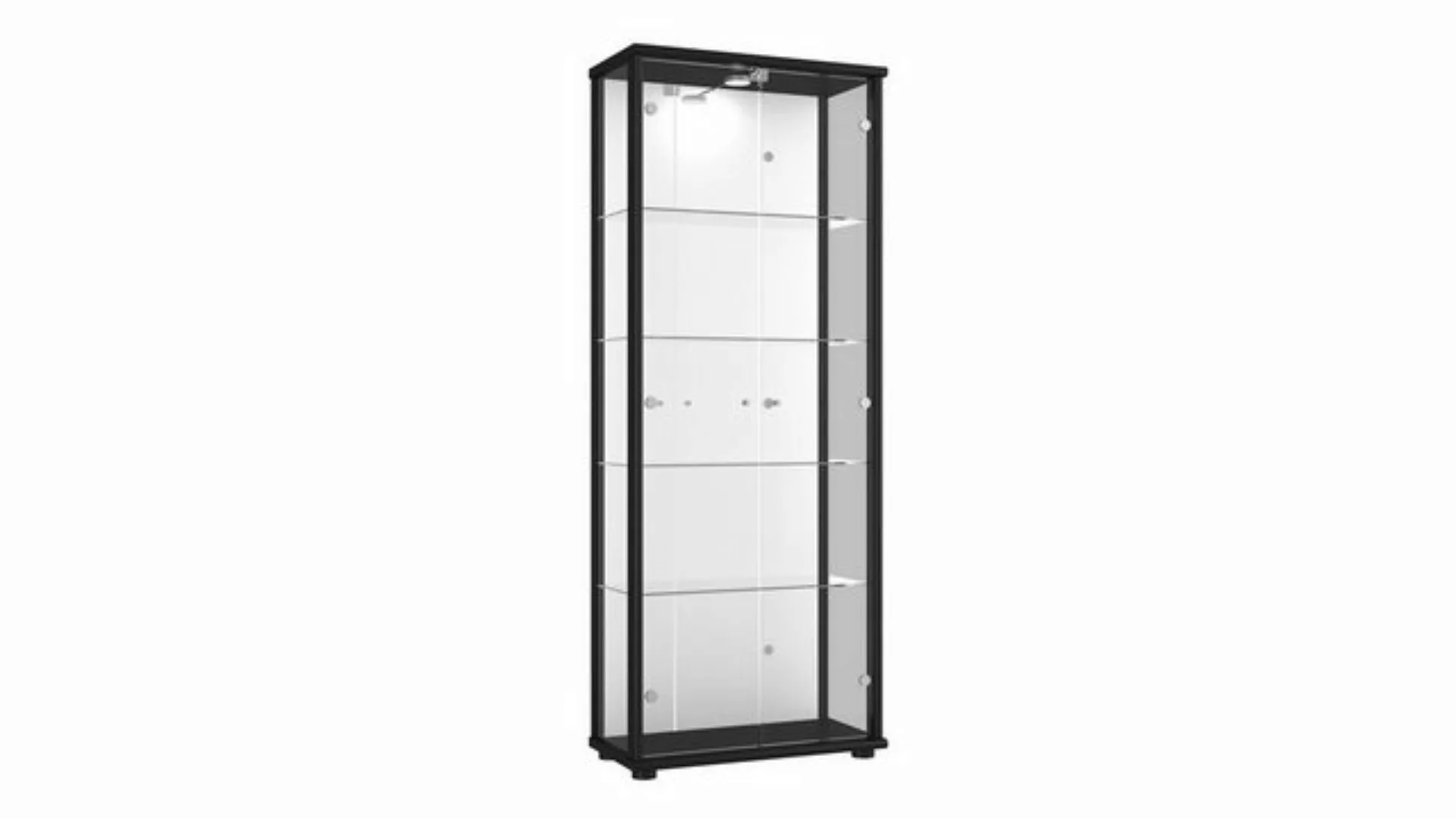 VR-Wohnideen Standvitrine C1084 (Glasvitrine (176x67x33 cm) mit 2 Glastüren günstig online kaufen