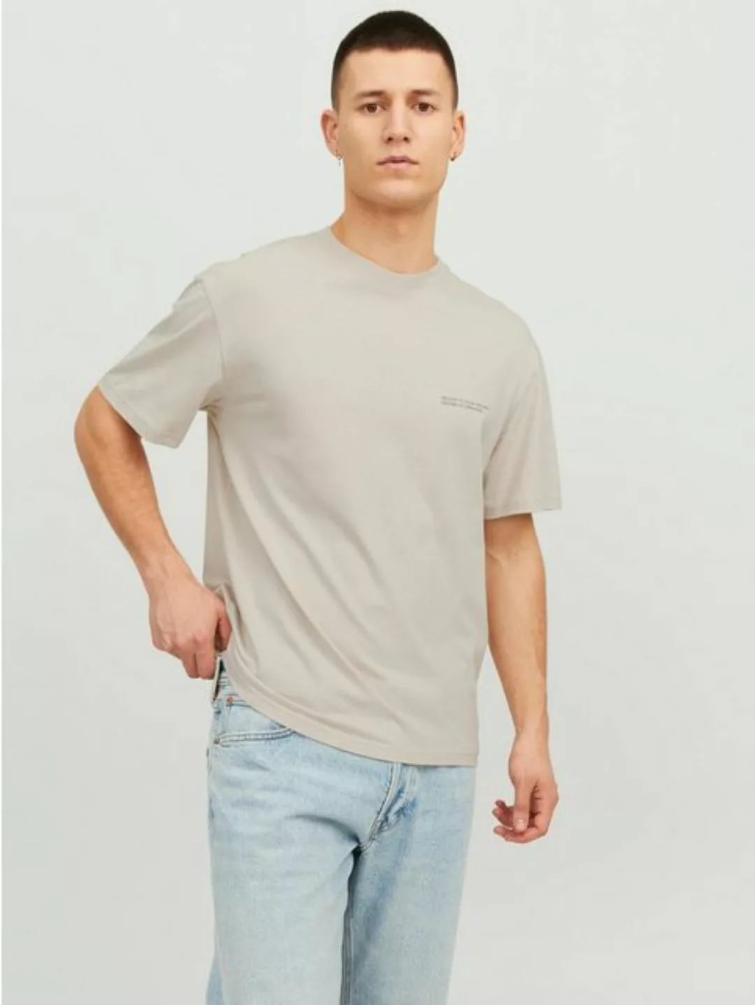 Jack & Jones Rundhalsshirt JORVESTERBRO BACK TEE SS CREW NECK SN günstig online kaufen