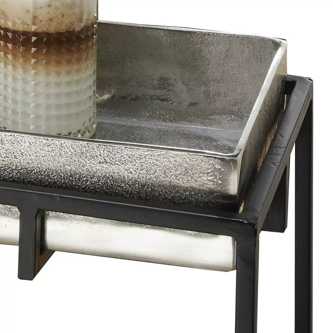 Wohnzimmer Tisch aus Metall abnehmbarer Tischplatte günstig online kaufen