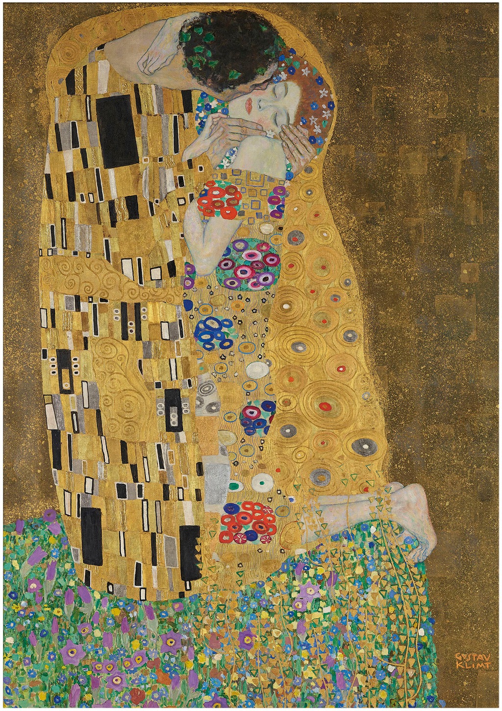 Art for the home Leinwandbild "Kuss (Gustav Klimt)", (1 St.) günstig online kaufen