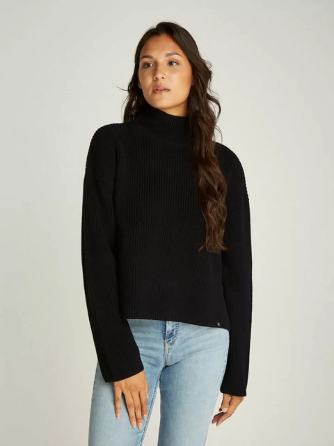 Calvin Klein Jeans Rollkragenpullover CHUNKY LOOSE HIGH NECK SWEATER mit Lo günstig online kaufen