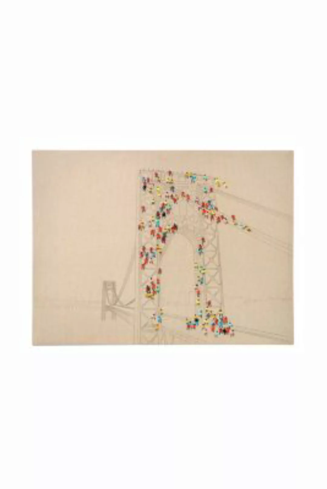 Kayoom Ölbild »Menschenmenge I«, 100cm x 75cm günstig online kaufen