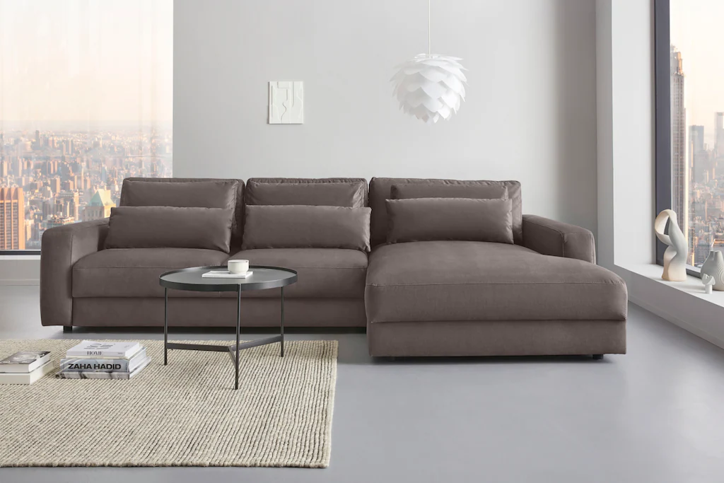 Places of Style Ecksofa "Bloomfield, L-Form", wahlweise mit Bettfunktion un günstig online kaufen