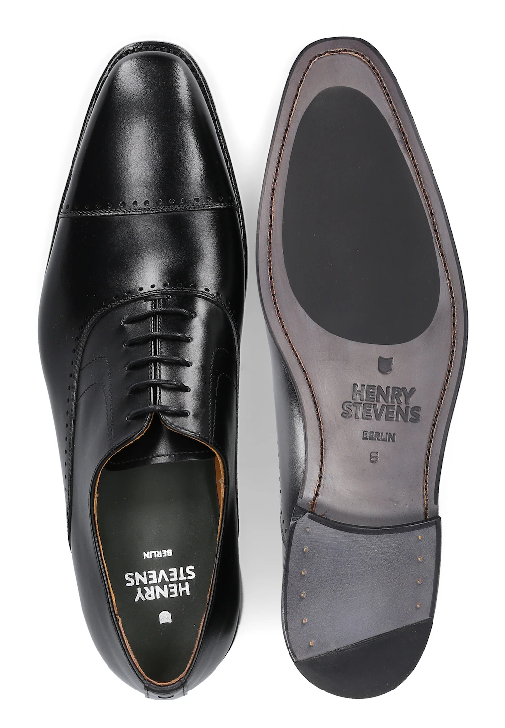 Henry Stevens Schnürschuh "Liam CO", Herren Halbschuh Businessschuh Leder h günstig online kaufen