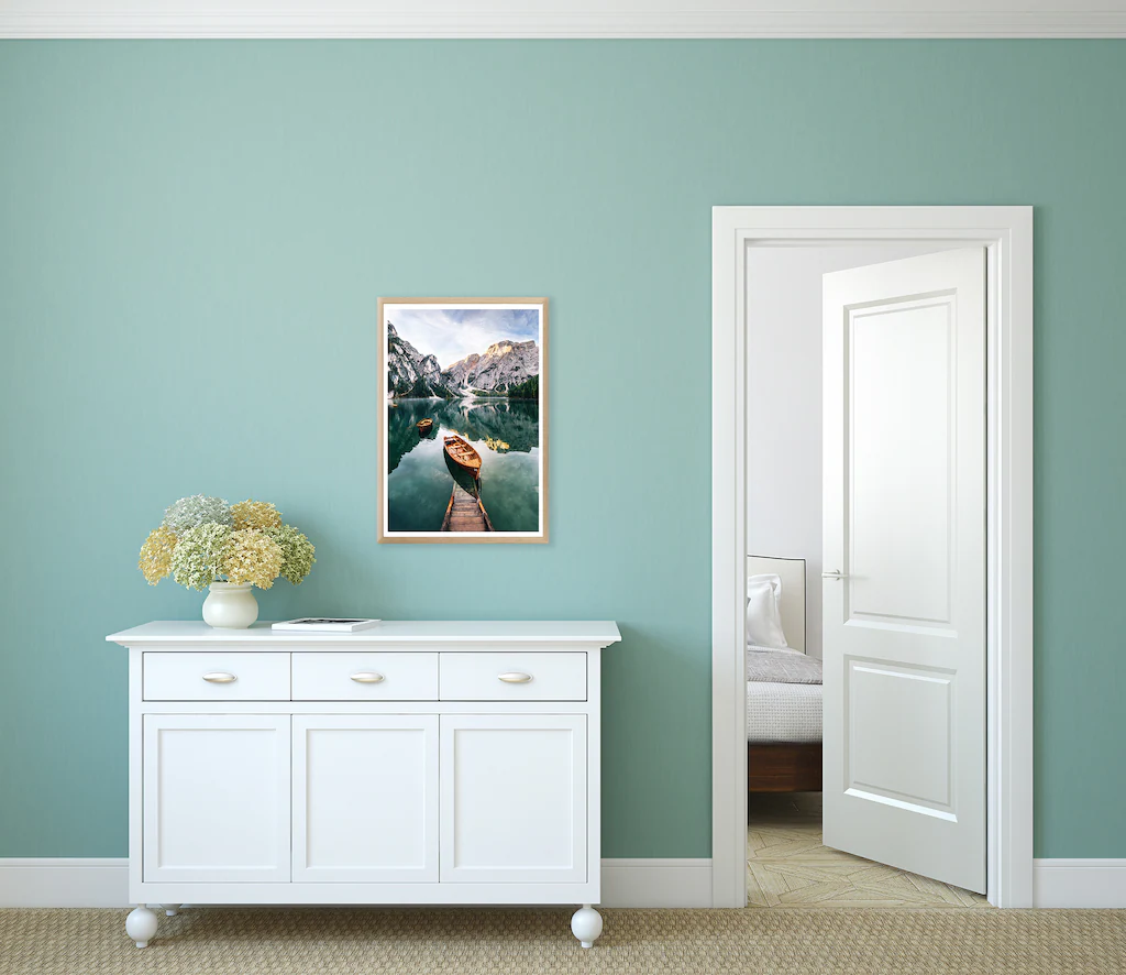 Bönninghoff Bild mit Rahmen, See-Berge, (1 St.), BxH: 50x70 cm günstig online kaufen
