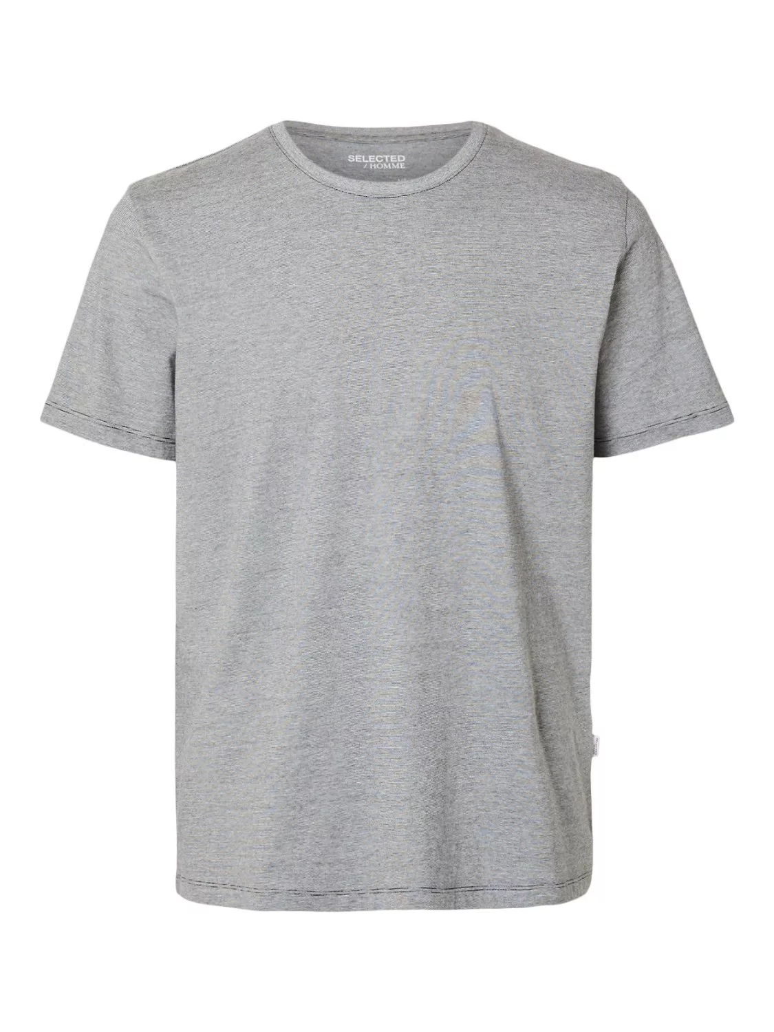 Selected Homme Herren Rundhals T-Shirt SLHASPEN MINI STRIPE - Regular Fit günstig online kaufen