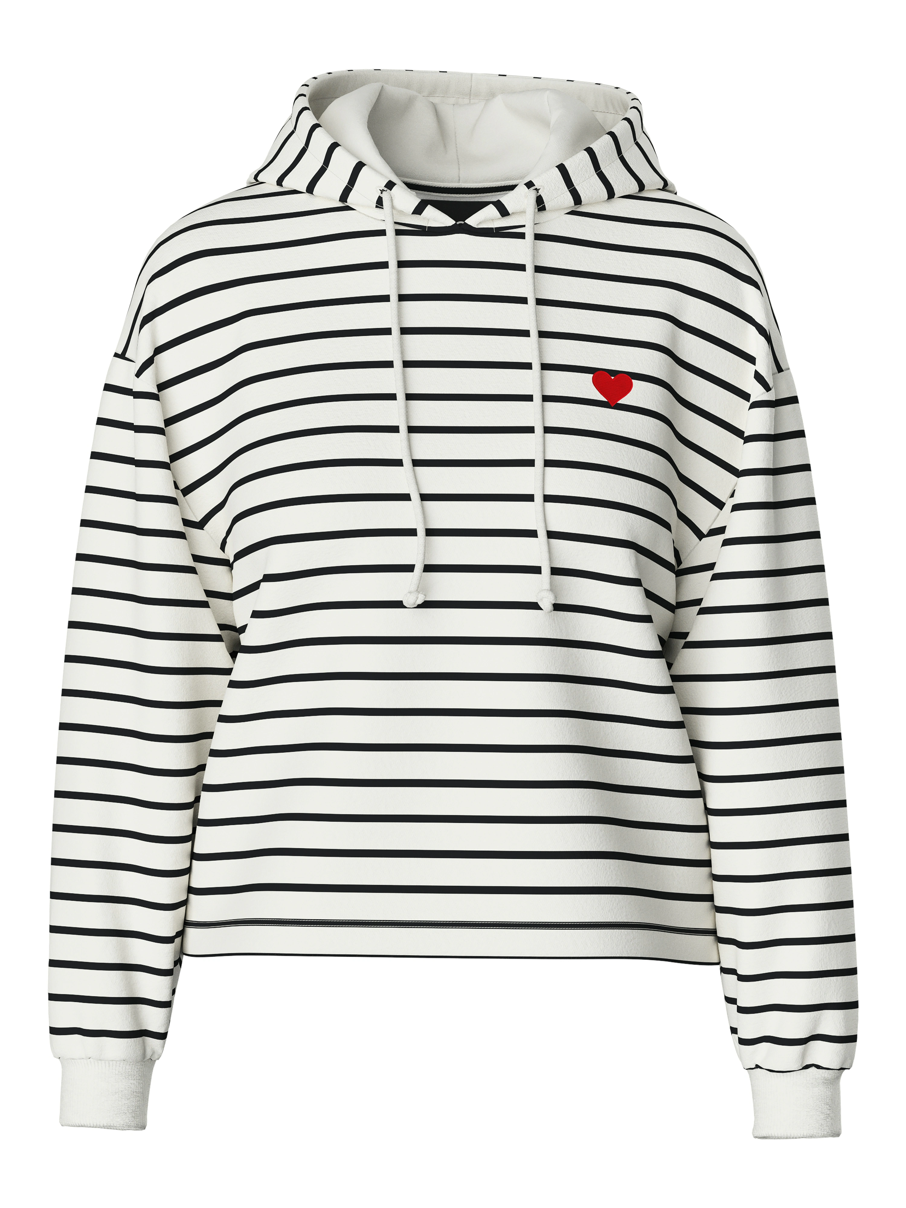 pieces Kapuzensweatshirt "PCCHILLI LS HOODIE STRIPES EMB NOOS BC" günstig online kaufen