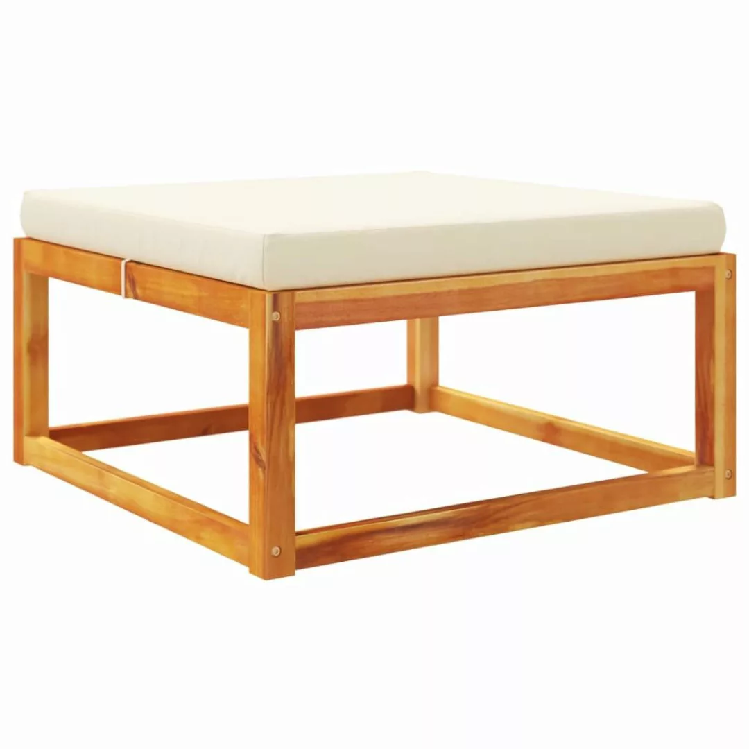 vidaXL Loungesofa Gartenhocker mit Kissen 65x65x29 günstig online kaufen
