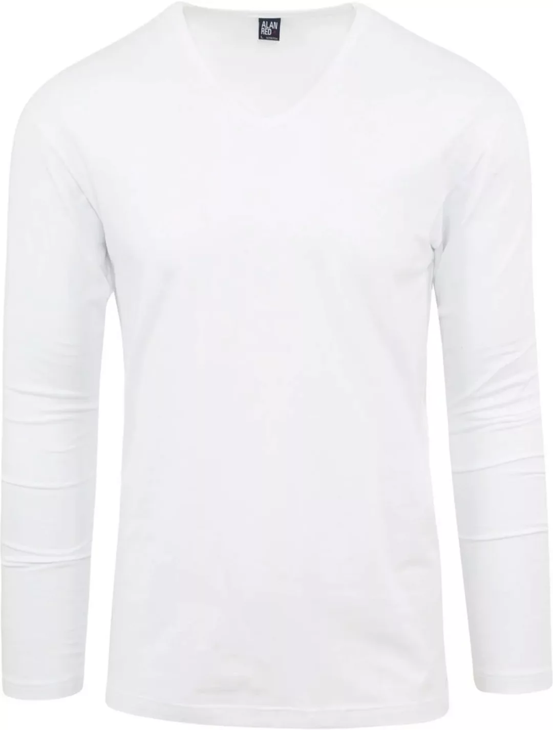 Alan Red T-shirt Oslo V-Ausschnitt Longsleeve - Größe XXL günstig online kaufen