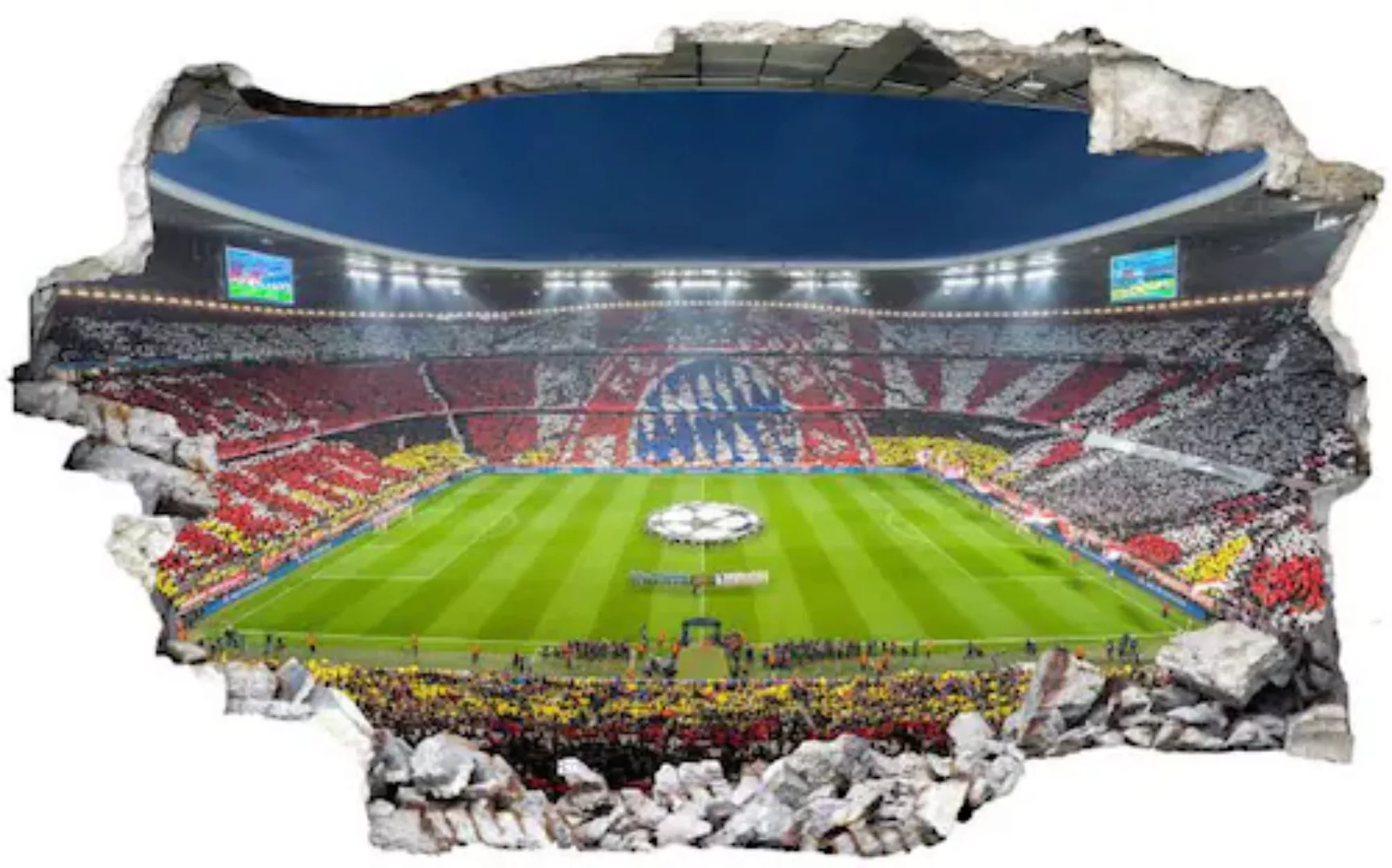 Wall-Art Wandtattoo »FCB Stadion Immer weiter«, (1 St.), selbstklebend, ent günstig online kaufen