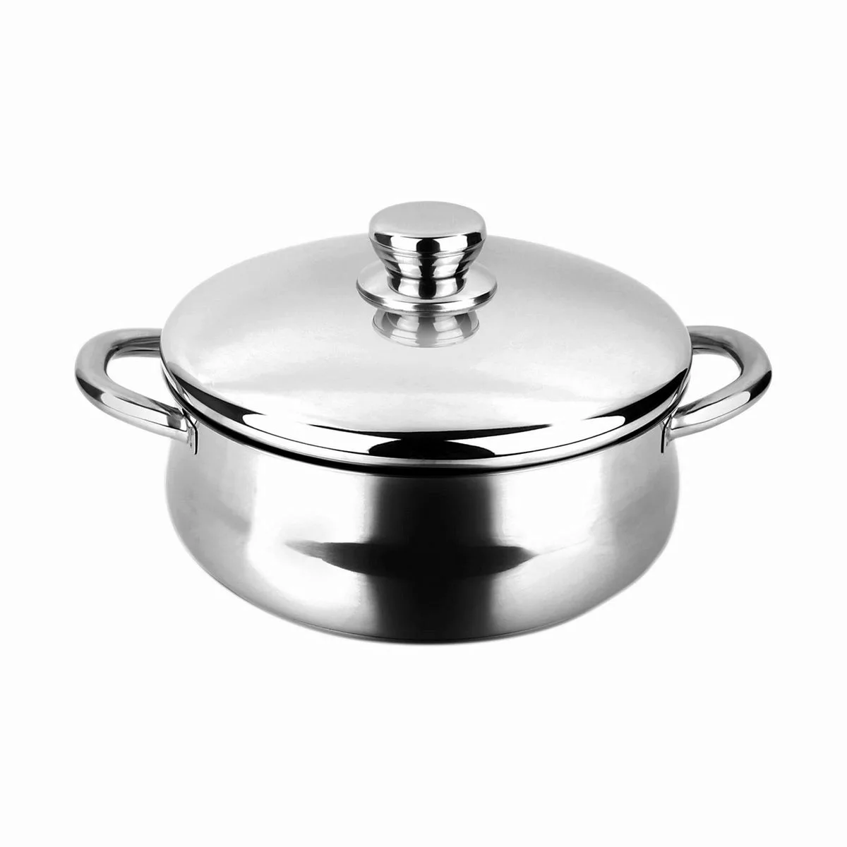 Topf Mit Deckel Fagor Silverinox Edelstahl 18/10 Verchromt (ø 24 Cm) günstig online kaufen