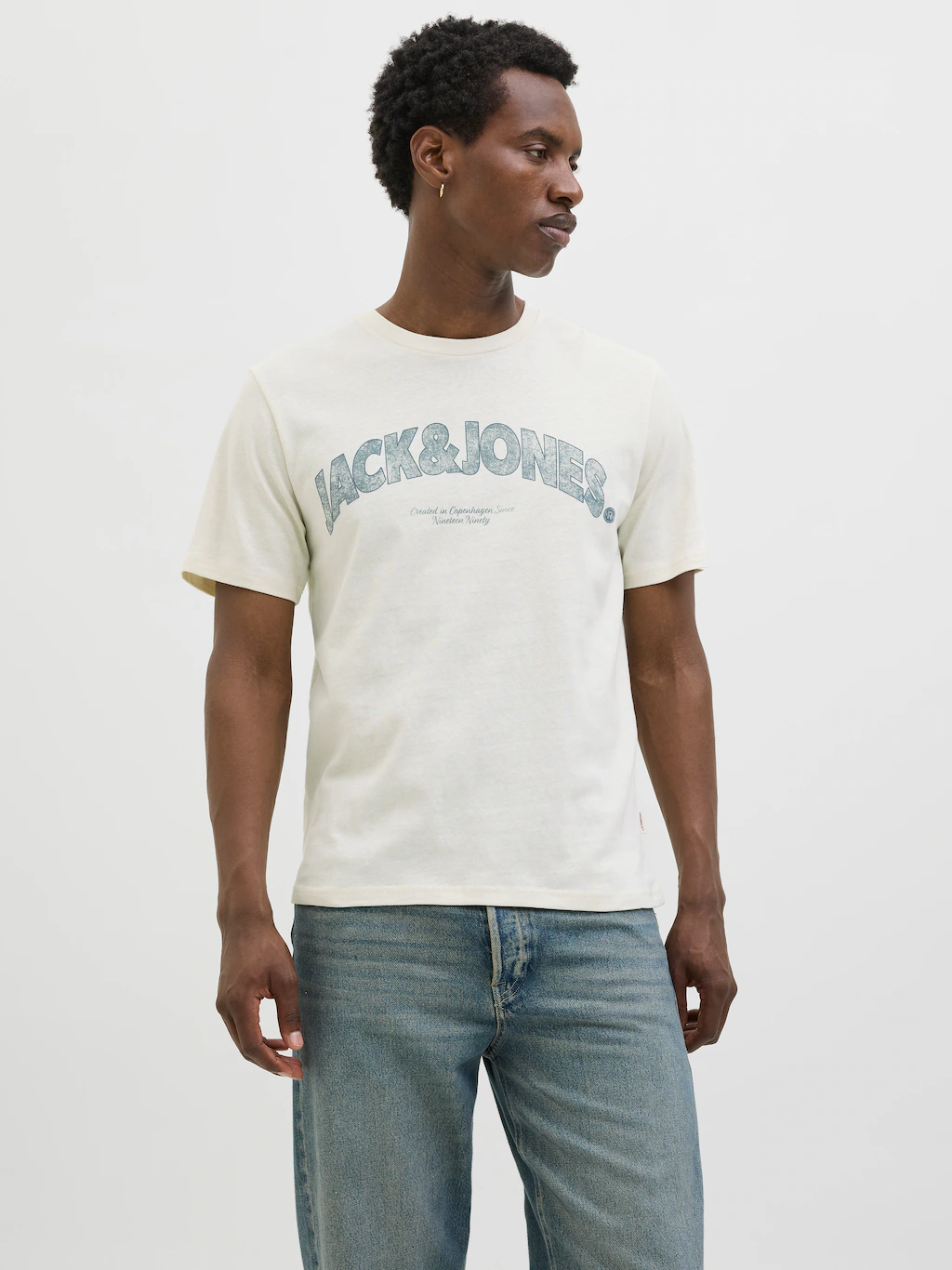 Jack & Jones T-Shirt "JORALMERIA BOLD BRANDING TEE SS CN", mit Logo Druck günstig online kaufen