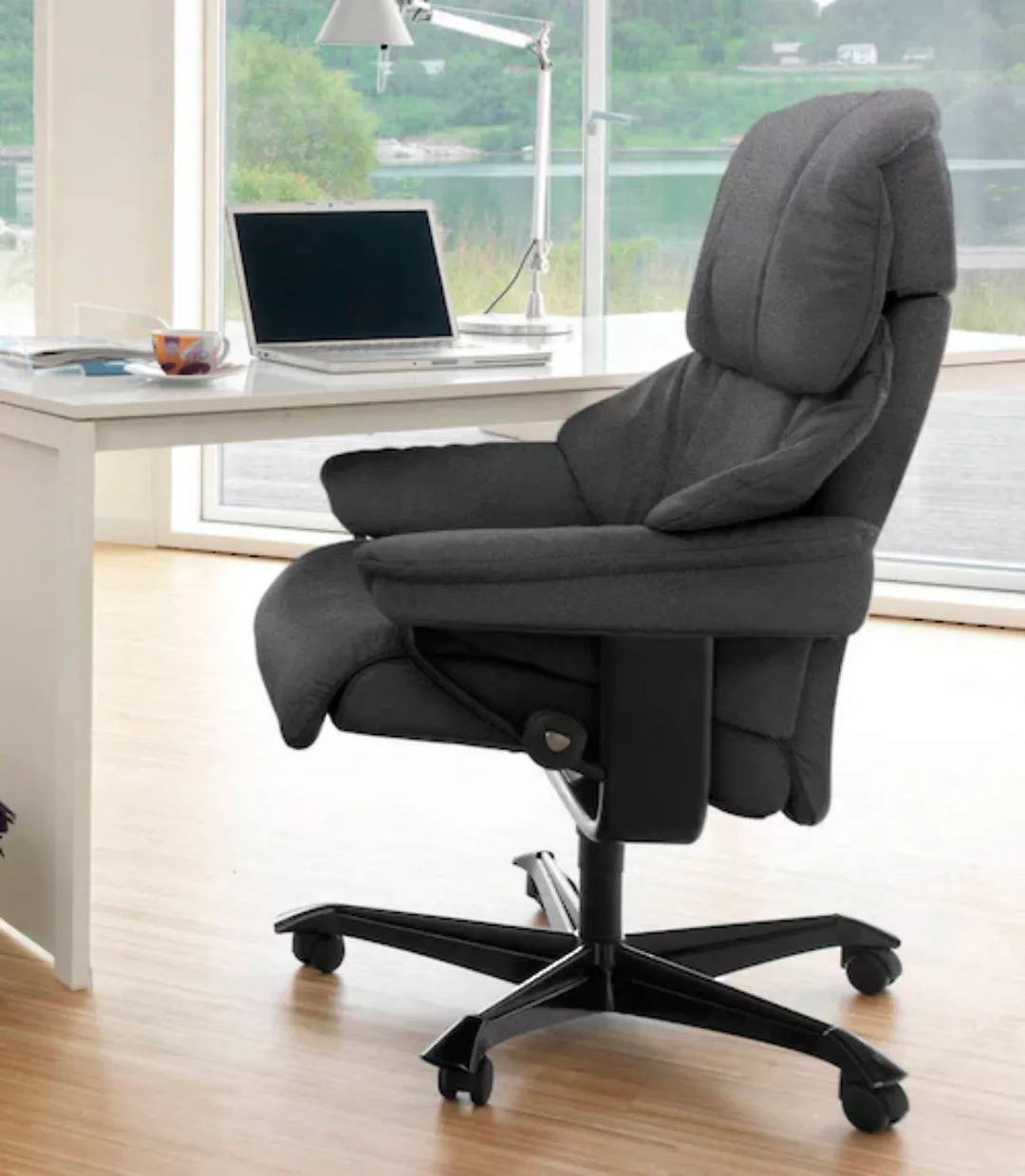 Stressless® Relaxsessel »Reno«, mit Home Office Base, Größe M, Gestell Schw günstig online kaufen