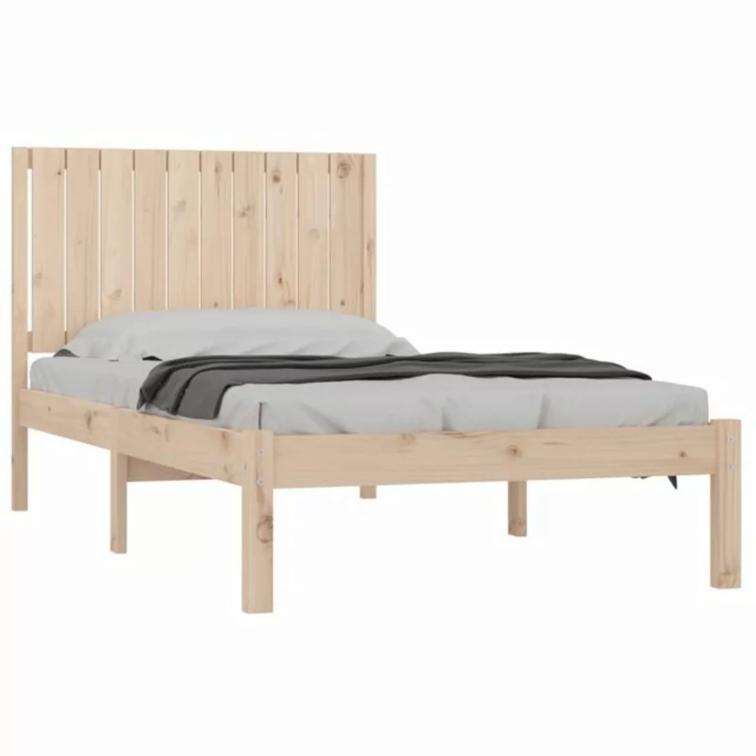 vidaXL Bett Massivholzbett Kiefer 100x200 cm günstig online kaufen