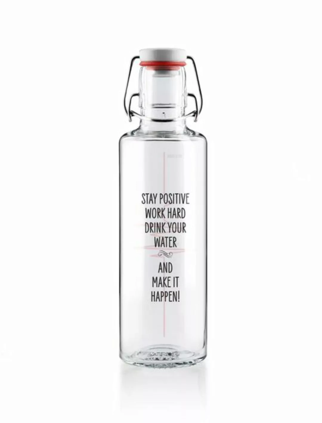 Soulbottle 0,6l • Trinkflasche Aus Glas • „Make It Happen" günstig online kaufen