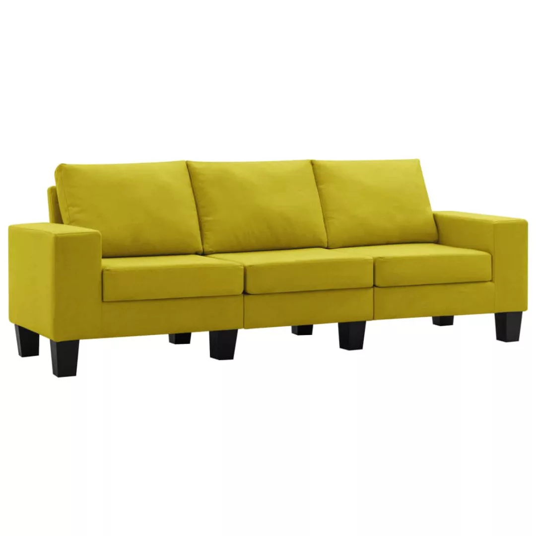 3-sitzer-sofa Gelb Stoff günstig online kaufen
