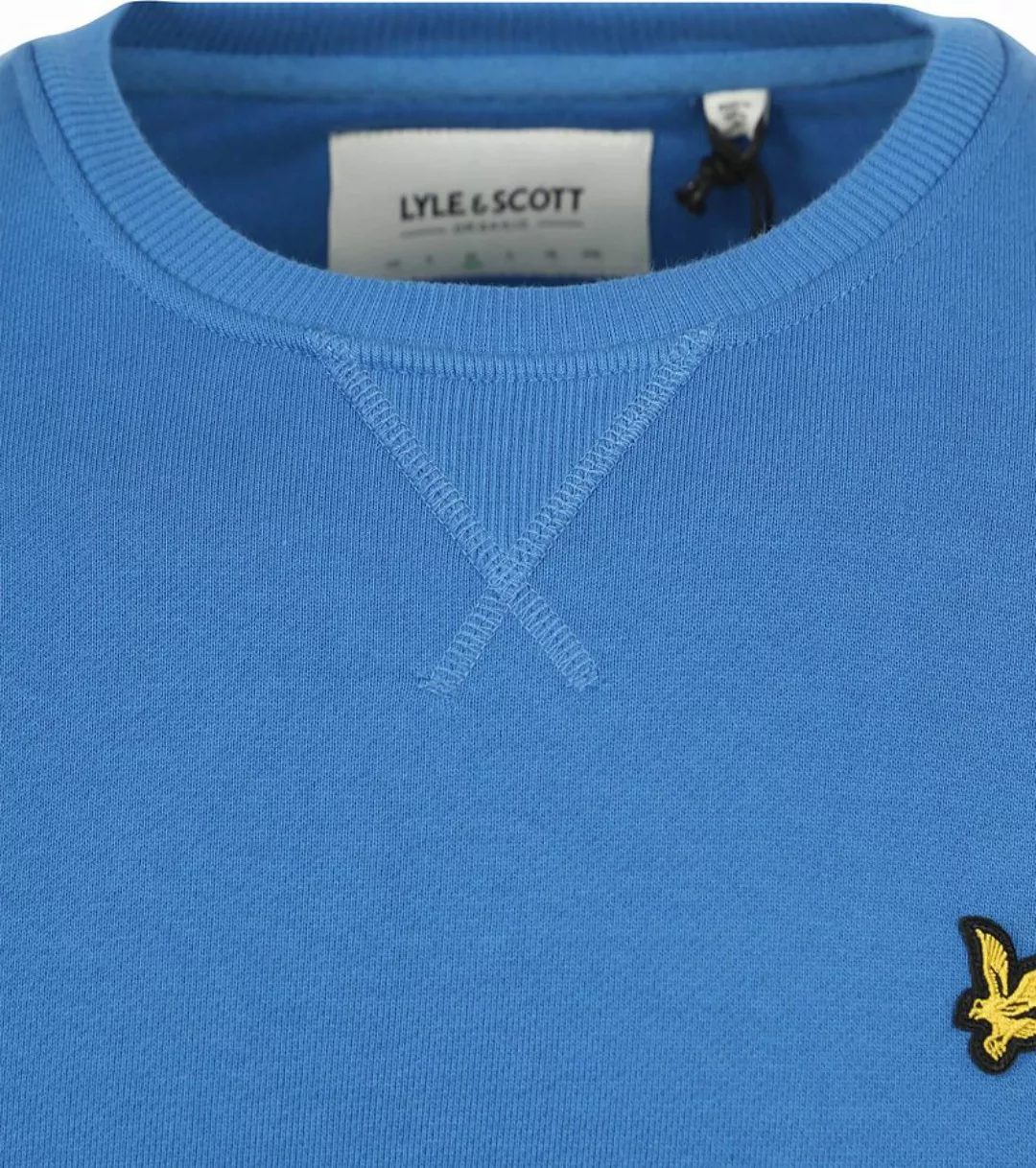 Lyle & Scott Pullover Mittelblau - Größe L günstig online kaufen