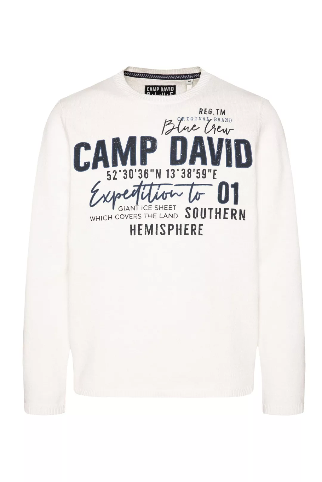 CAMP DAVID Rundhalspullover, aus Baumwolle günstig online kaufen