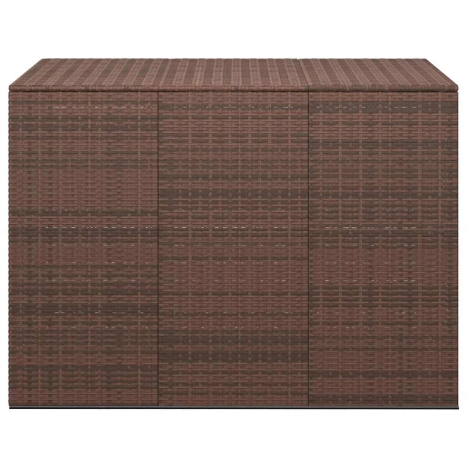 Vidaxl Garten-kissenbox Pe Rattan 145x100x103 Cm Braun günstig online kaufen