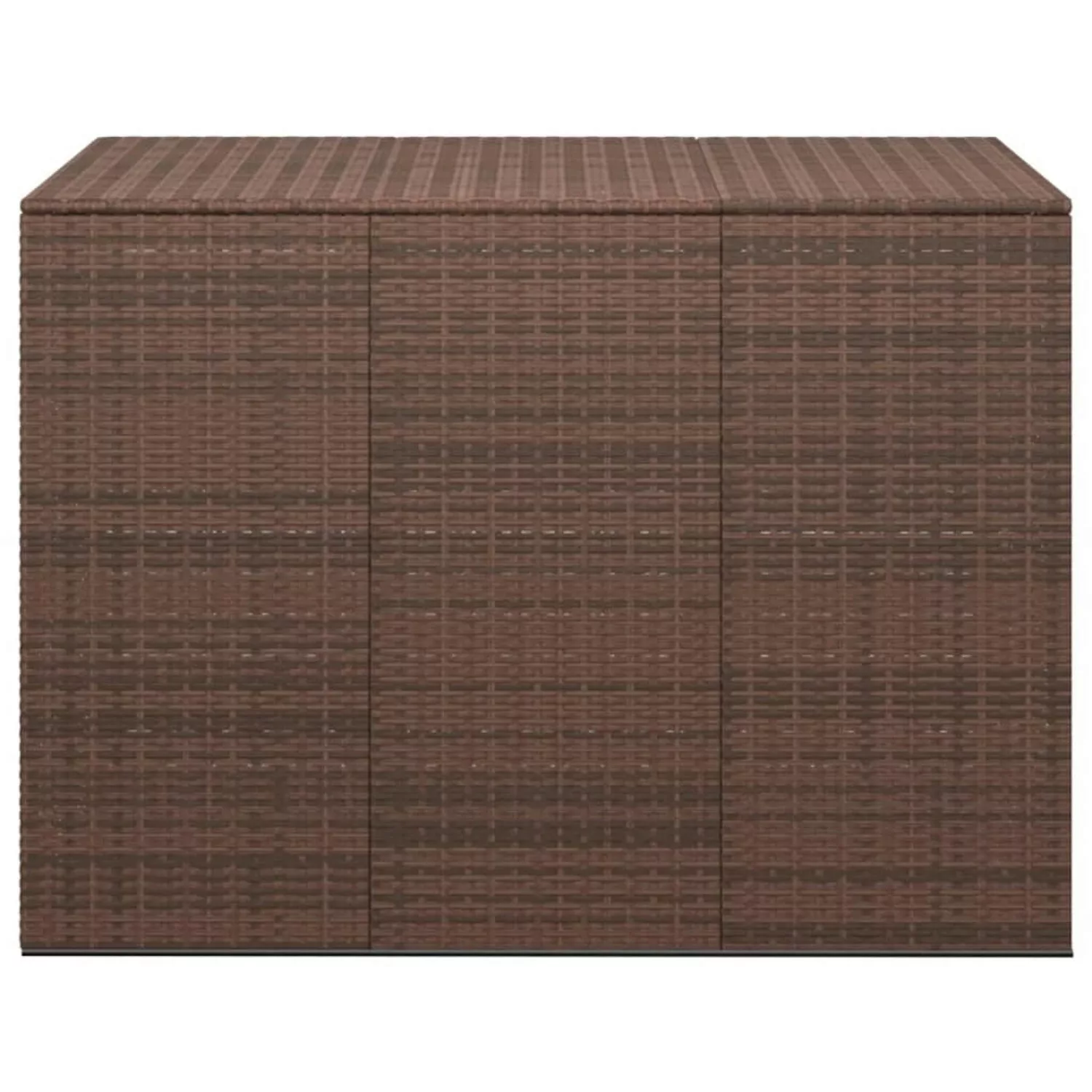 Vidaxl Garten-kissenbox Pe Rattan 145x100x103 Cm Braun günstig online kaufen