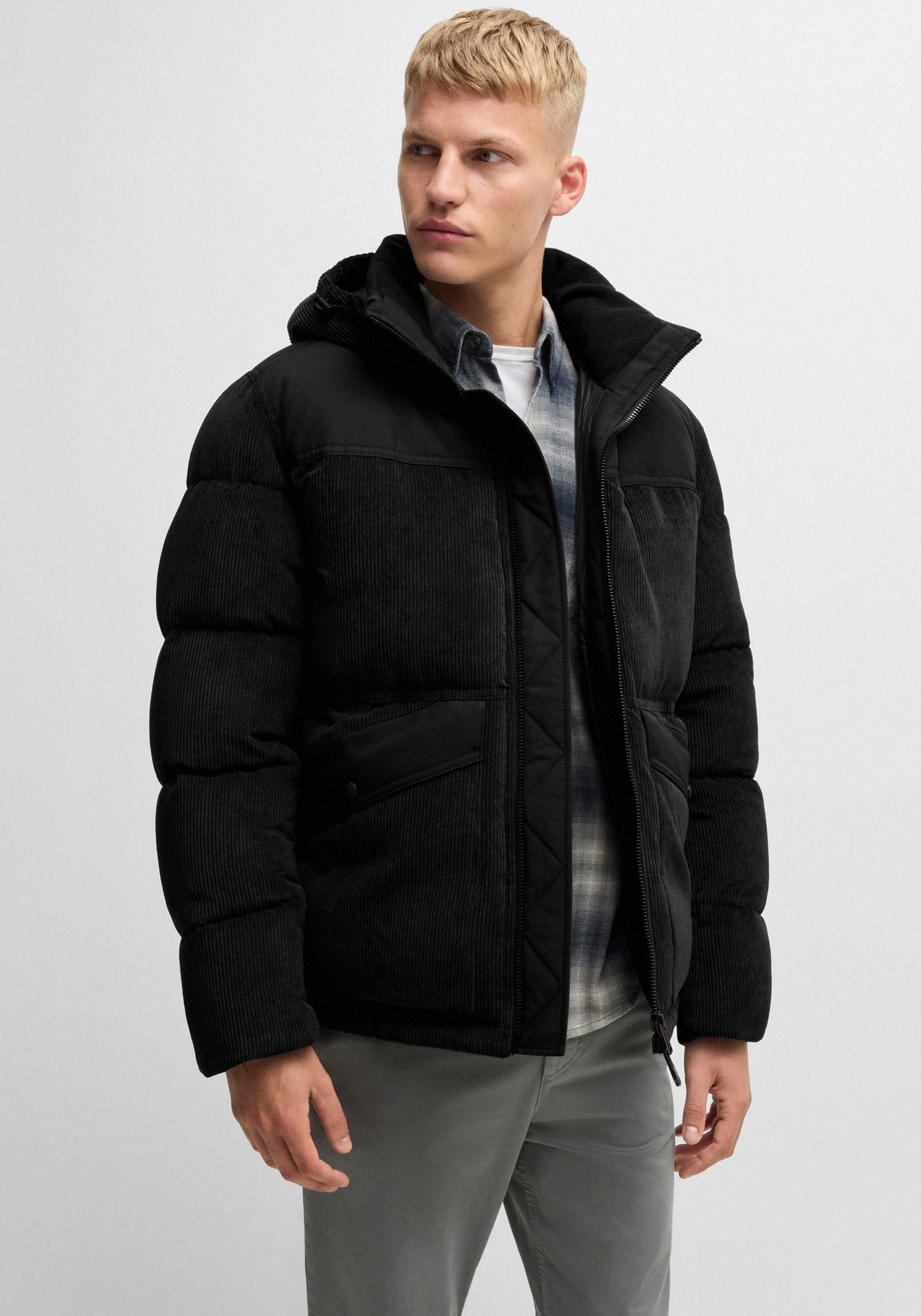 BOSS ORANGE Steppjacke Odope Label-Badge am günstig online kaufen