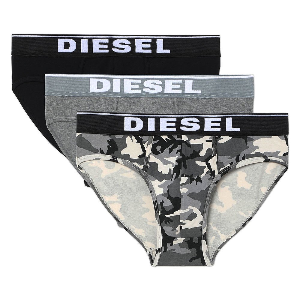 Diesel Umbr Andre Underpants Unterhose 3 Einheiten XL Gray / Black / Camouf günstig online kaufen