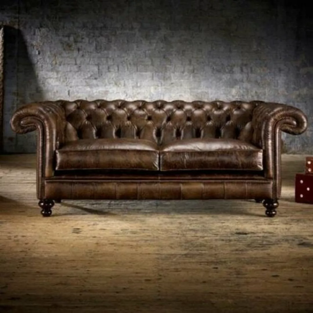 JVmoebel 3-Sitzer Chesterfield 3 Sitzer Couch Textil Stoff wählbare Farbe W günstig online kaufen