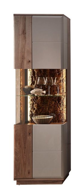 HARPER Vitrine Vitrine HARPER WINDHUK BHT 60x209x40 cm braun Glasschrank günstig online kaufen