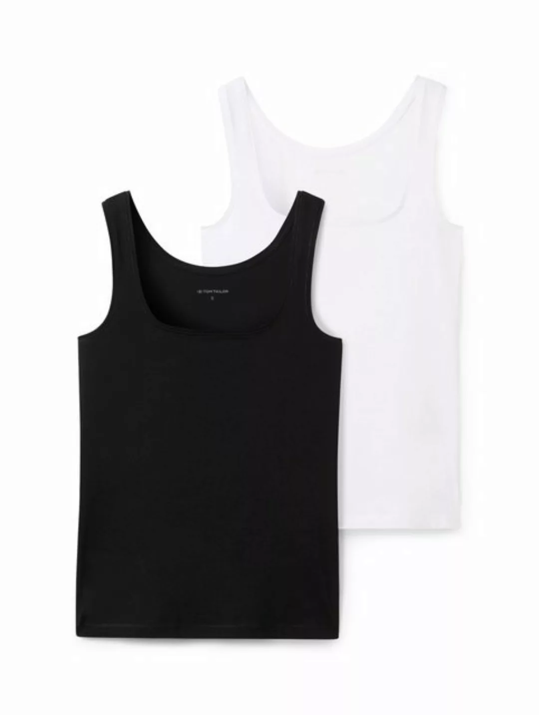 TOM TAILOR Tanktop (Packung, 2-tlg) im Doppelpack günstig online kaufen