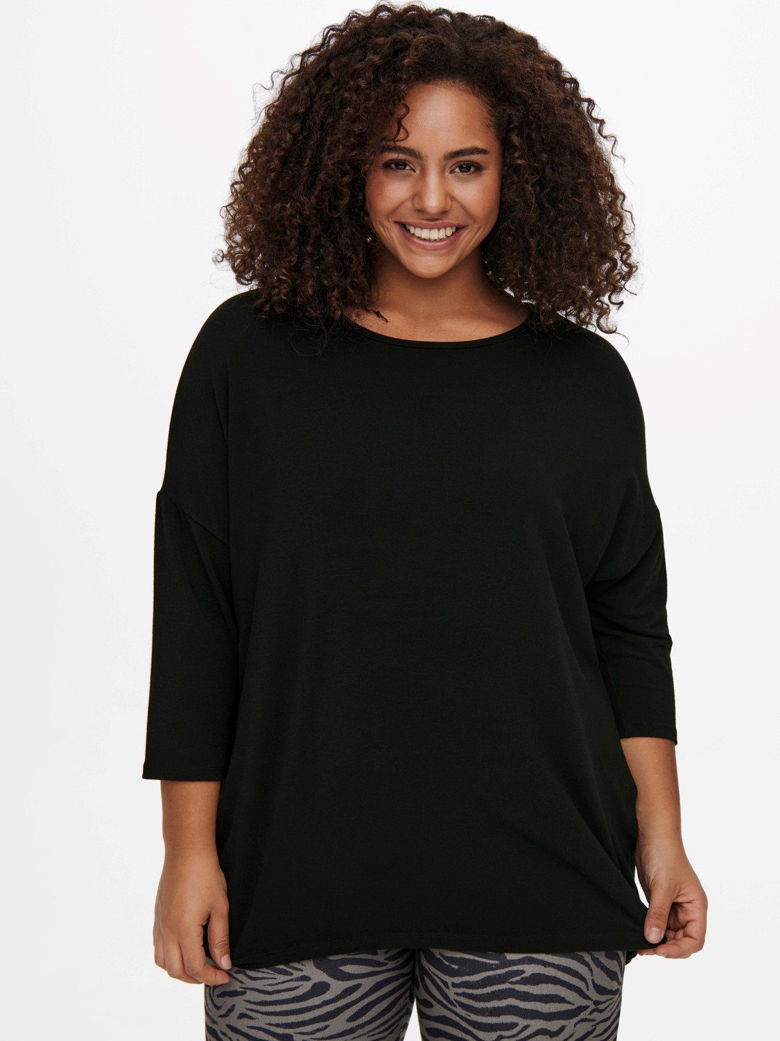 ONLY CARMAKOMA T-Shirt Curvy 3/4 Arm günstig online kaufen