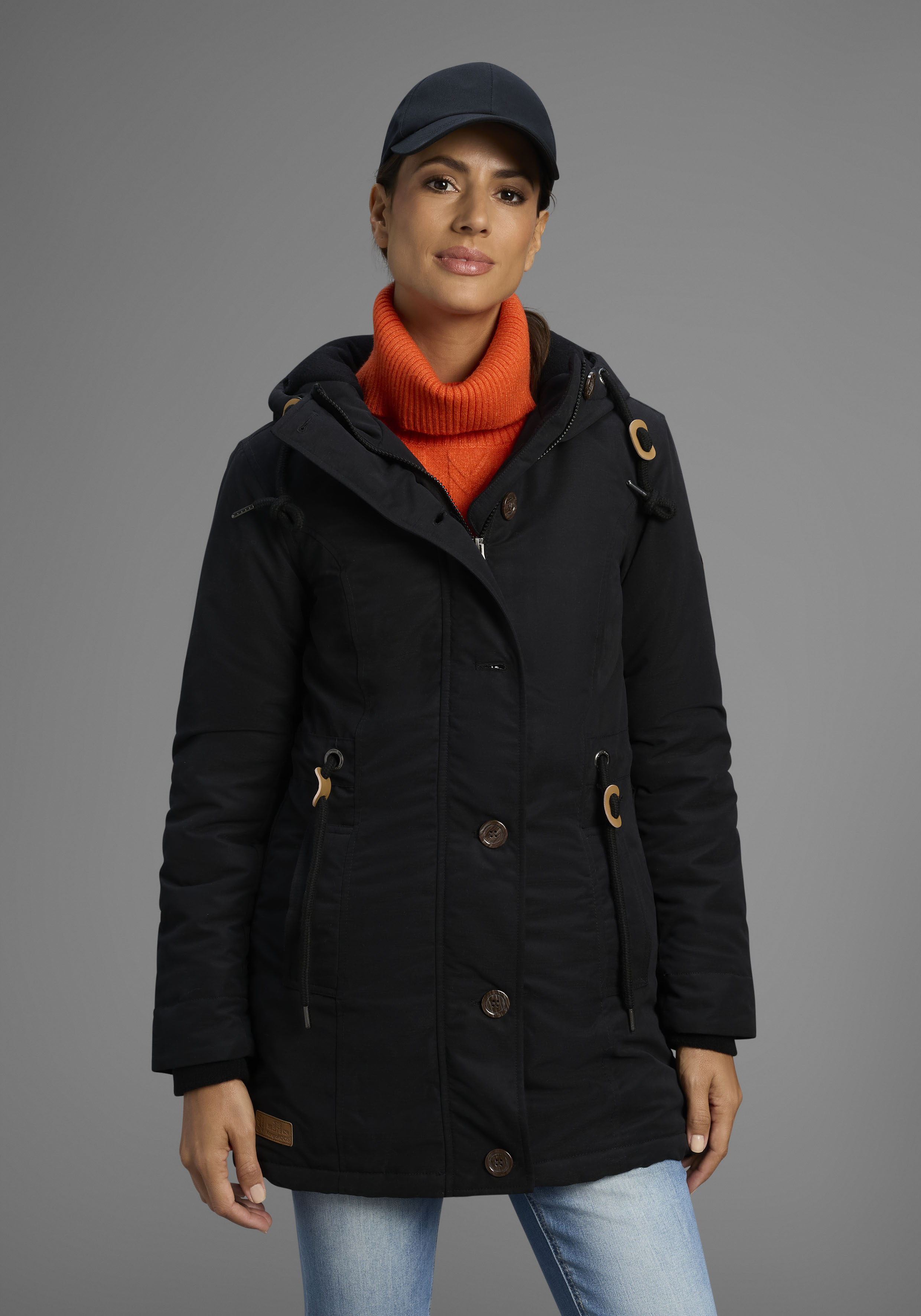 KangaROOS Winterjacke, mit Kapuze, für die kalte Jahreszeit, aus leichtem W günstig online kaufen
