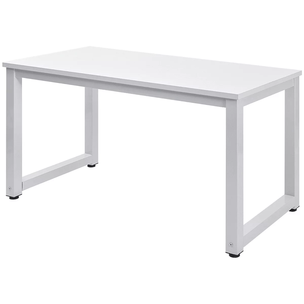 Moderner Computertisch, PC-Tisch, Schreibtische, 120x60x75 cm, Weiß günstig online kaufen