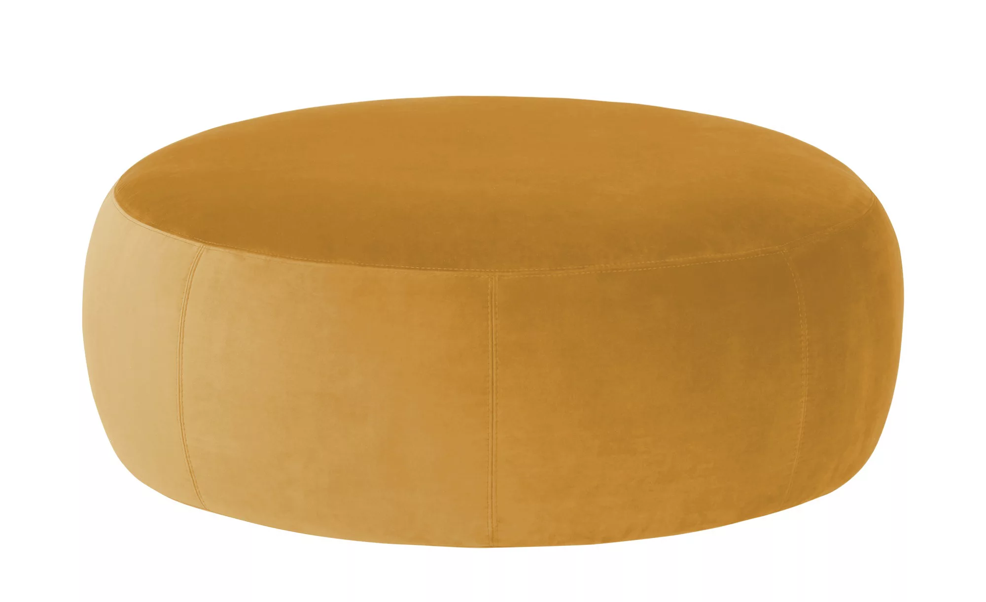 pop Samt Hocker  Amadi - gelb - 40 cm - Polstermöbel > Hocker - Möbel Kraft günstig online kaufen