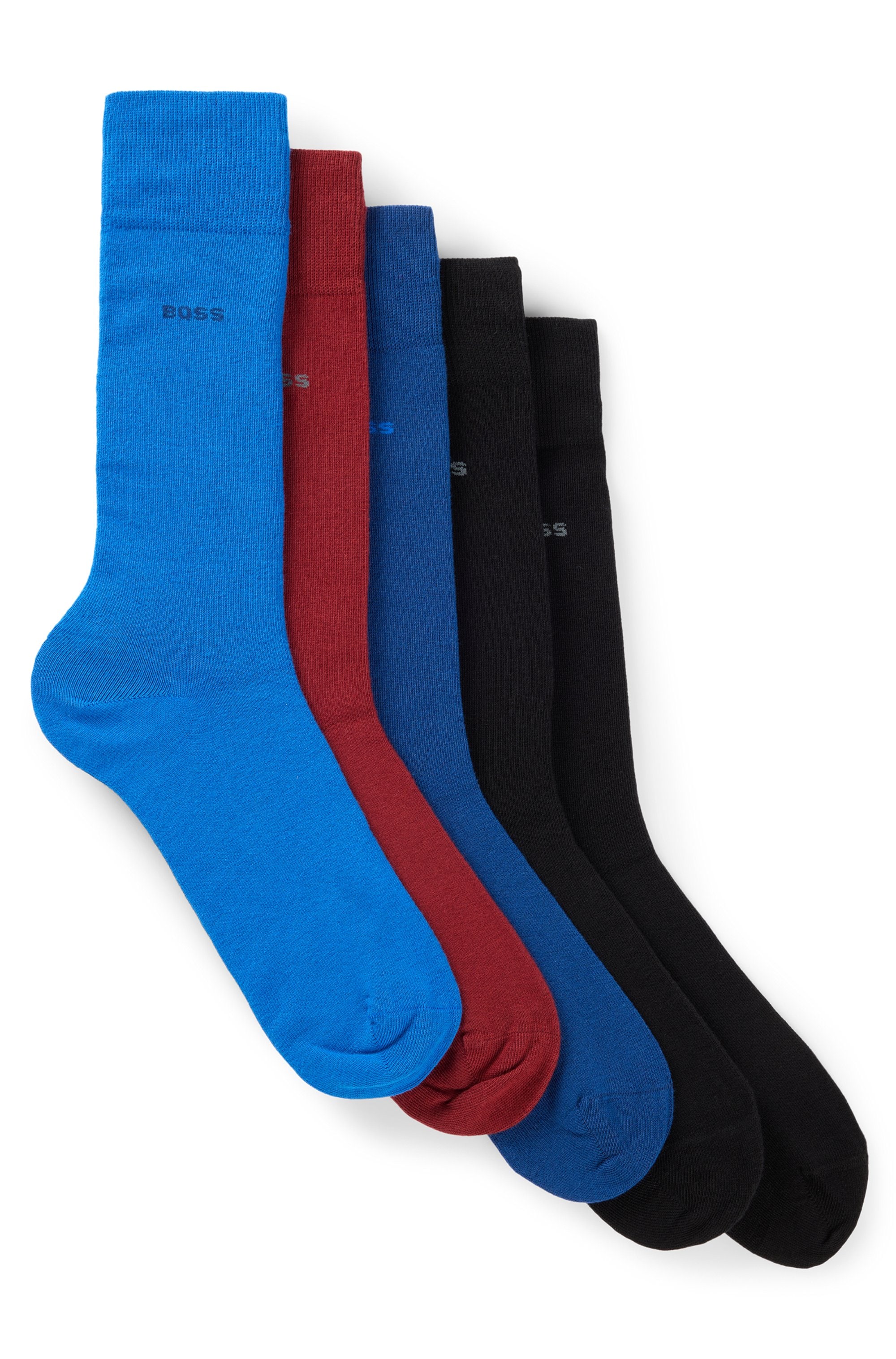 BOSS Businesssocken "5P RS Uni Col CC", (Packung, 5 Paar, 5er), mit BOSS Sc günstig online kaufen