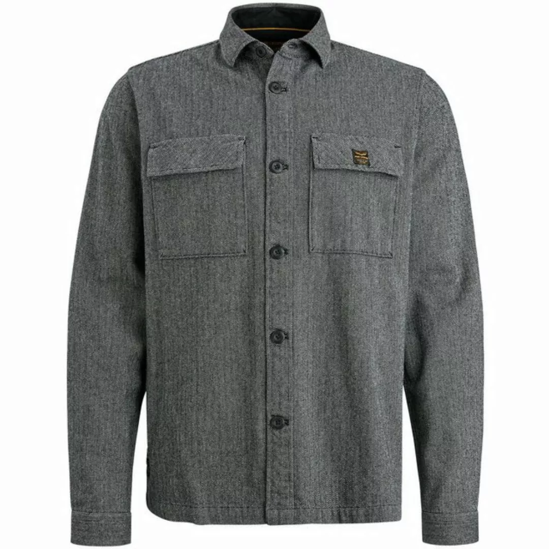 PME LEGEND Langarmshirt Long Sleeve Shirt Tweedlook günstig online kaufen