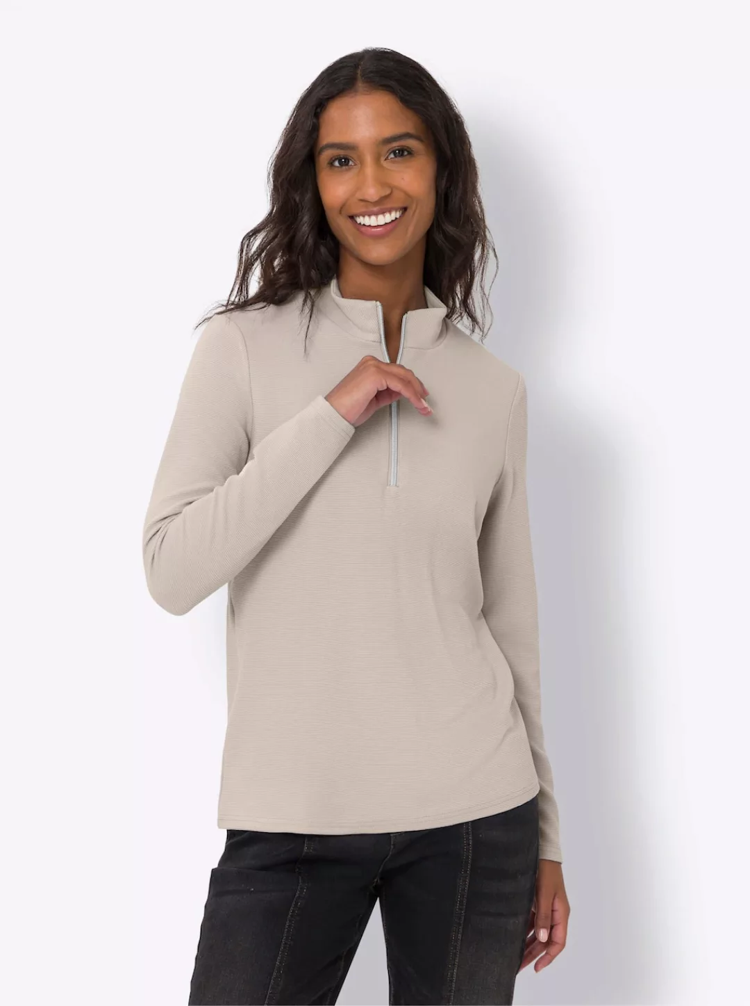 heine Langarmshirt "Shirt", (1 tlg.) günstig online kaufen