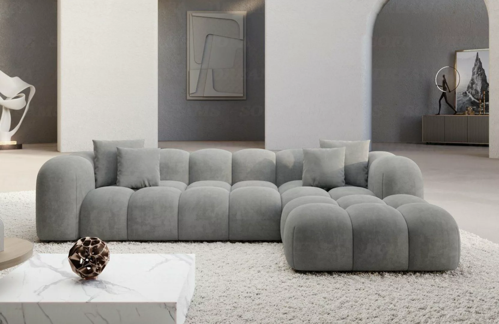 Sofa Dreams Ecksofa Stoffsofa Eckcouch Polster Eck Sofa Formentera L Form k günstig online kaufen