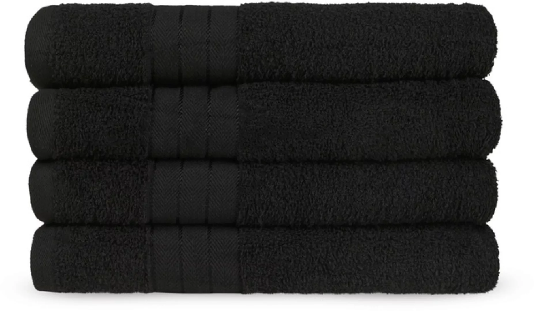 good morning Handtücher »Uni Good Morning«, (4 St., 4er Set Handtücher 50 x günstig online kaufen