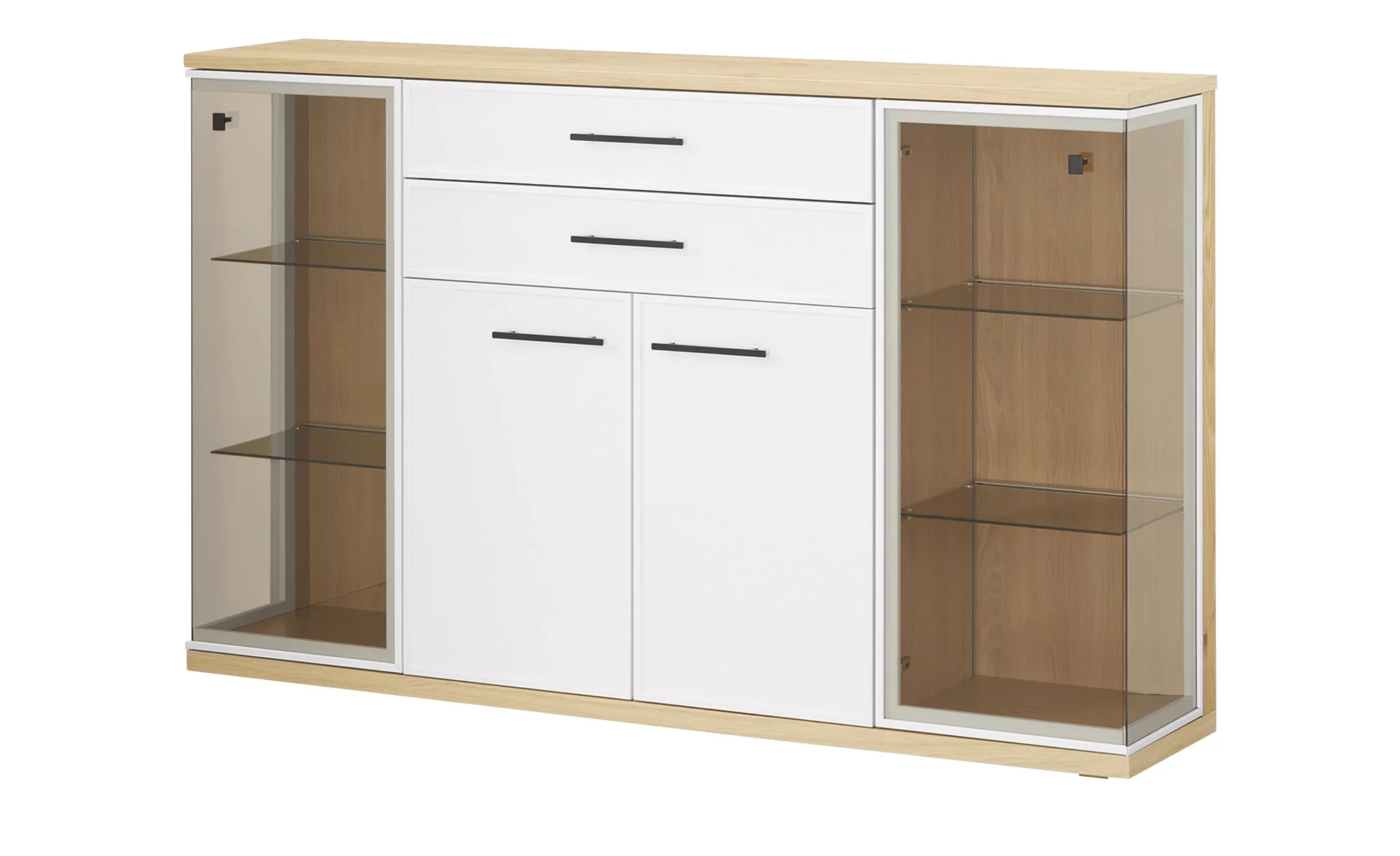 Wohnwert Highboard  Carré ¦ weiß ¦ Maße (cm): B: 184 H: 115 T: 40 Kommoden günstig online kaufen