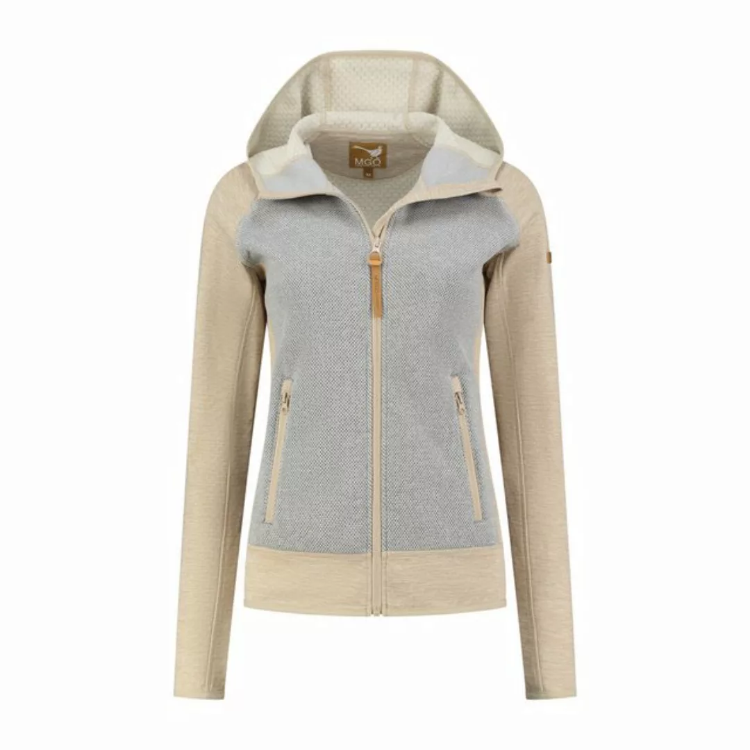 MGO Strickjacke MGO Clara Cardigan Lady Sand XL günstig online kaufen