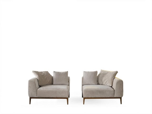 Xlmoebel Sofa 3-Sitzer-Sofagarnitur Set mit luxuriösem Stoff-Couchtisch, br günstig online kaufen