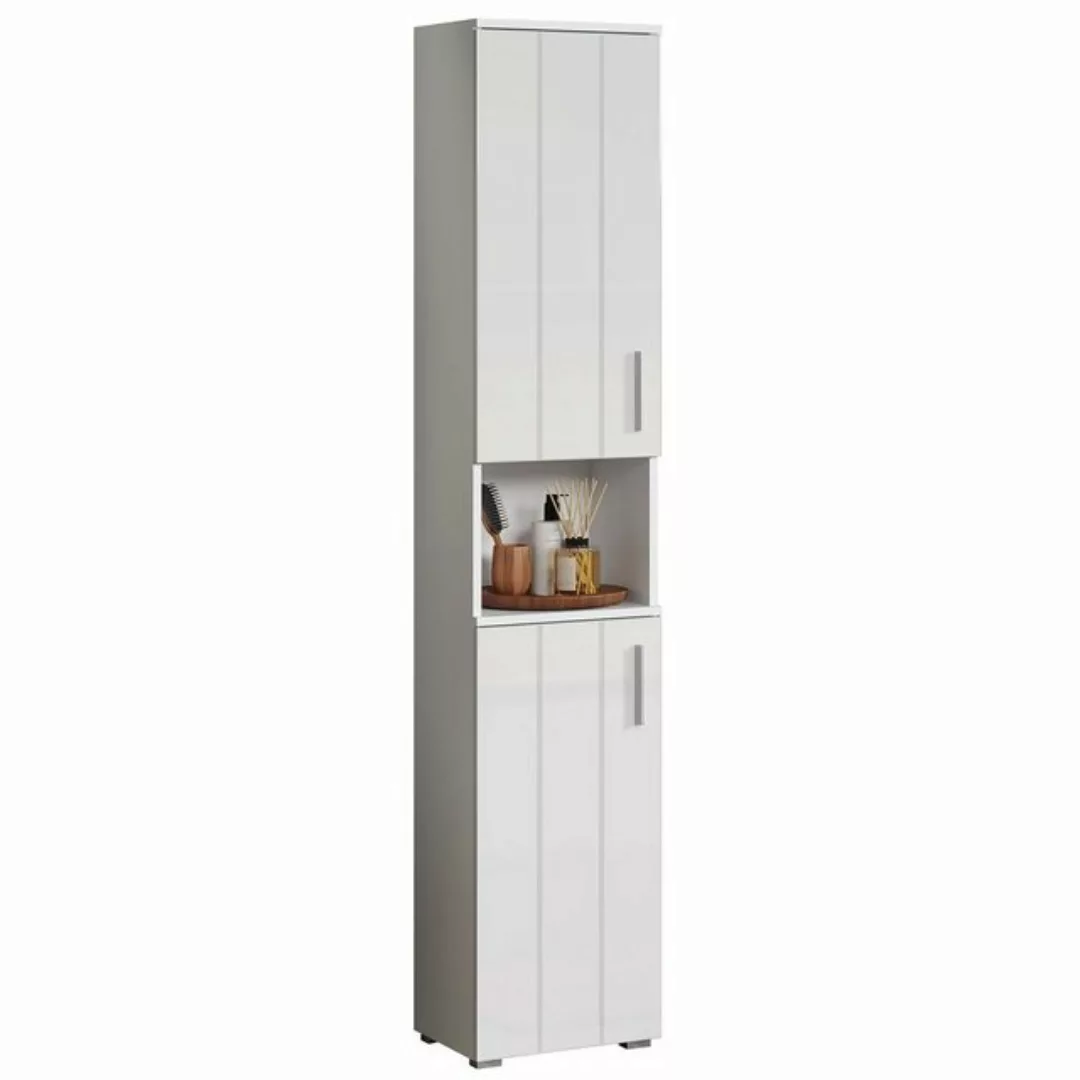 trendteam Hochschrank Badezimmerschrank Standschrank Badmöbel Badschrank Sc günstig online kaufen