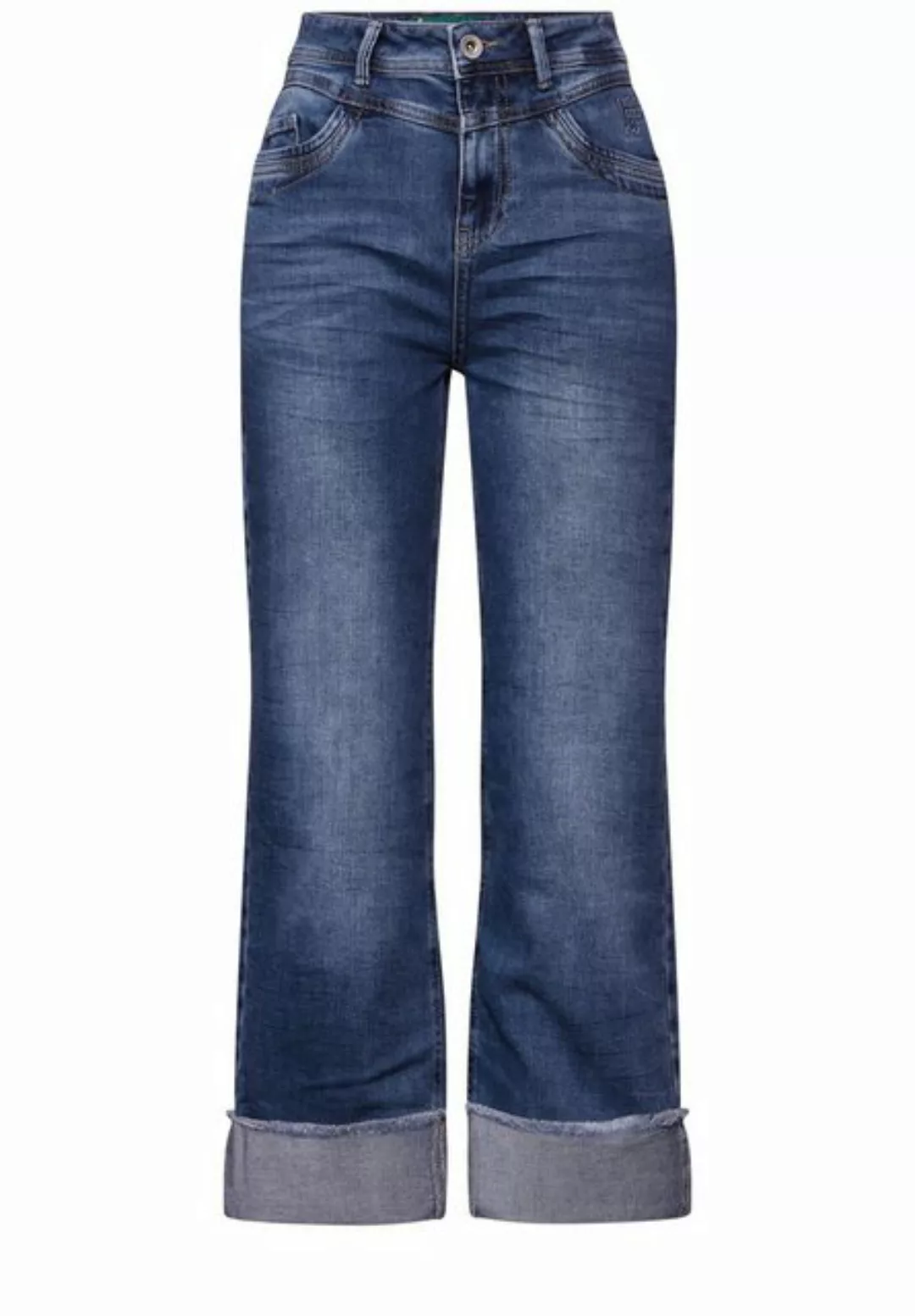 STREET ONE Gerade Jeans, aus Baumwolle mit Stretchanteil günstig online kaufen